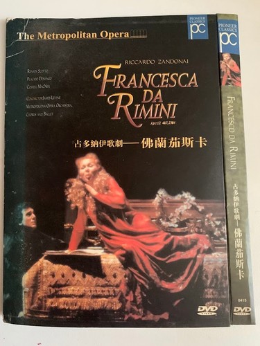 Dvd zandonai francesca - francesca, da